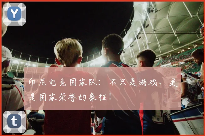印尼电竞国家队：不只是游戏，更是国家荣誉的象征！