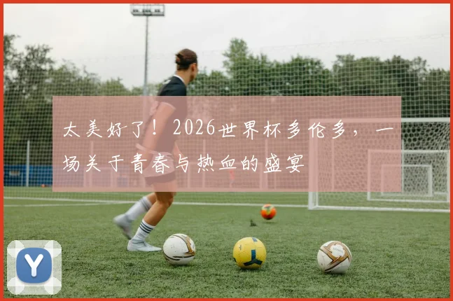 太美好了！2026世界杯多伦多，一场关于青春与热血的盛宴