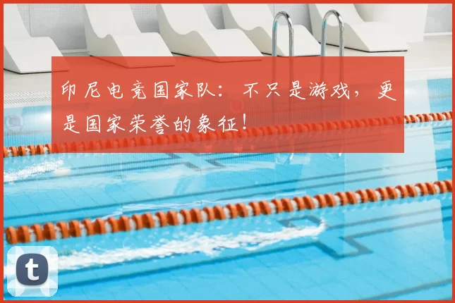 印尼电竞国家队:不只是游戏,更是国家荣誉的象征!